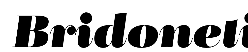  DEMO BridoneTitling Heavy Italic font family download free