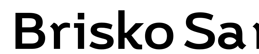  DEMO Brisko Sans Bold Regular font family download free