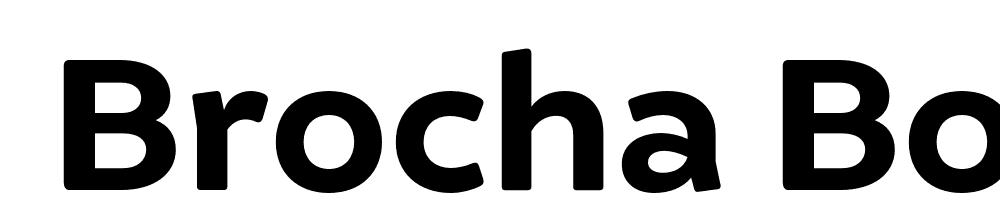  DEMO Brocha Bold Regular font family download free