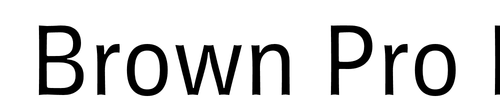  DEMO Brown Pro Regular font family download free