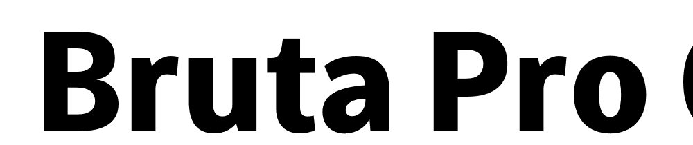  DEMO Bruta Pro Condensed Condensed Bold font family download free