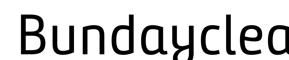  DEMO BundayCleanYYY ReguUp Regular font family download free