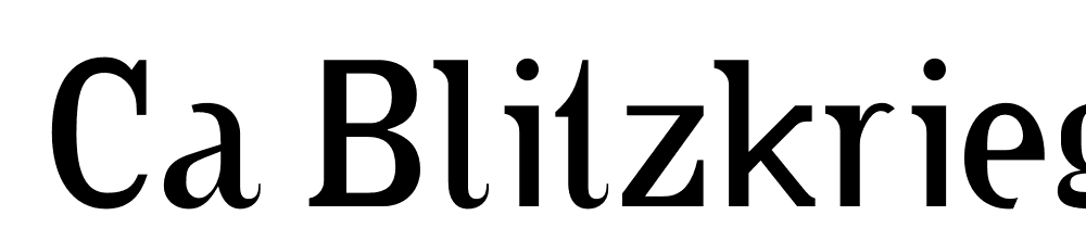  DEMO CA BlitzkriegPop Lt Regular font family download free