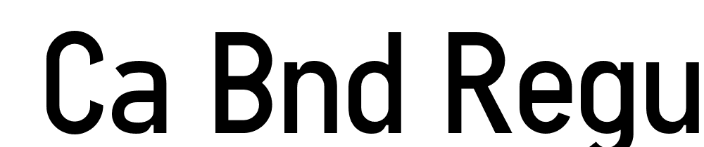  DEMO CA BND Regular font family download free