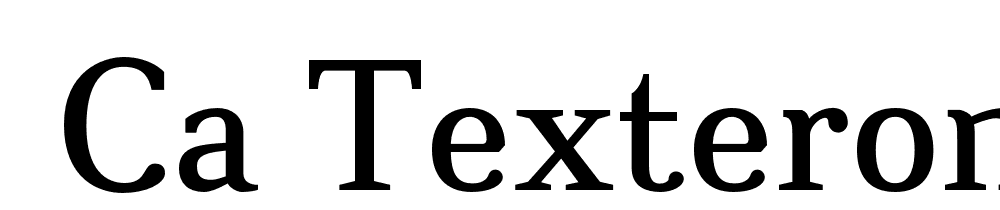  DEMO CA Texteron Rg Regular font family download free