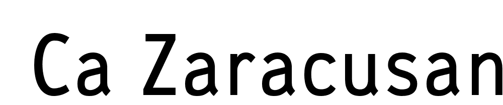  DEMO CA ZaracusaNarrow Rg Regular font family download free