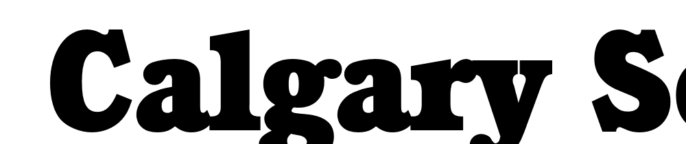  DEMO Calgary Serial Heavy Regular font family download free