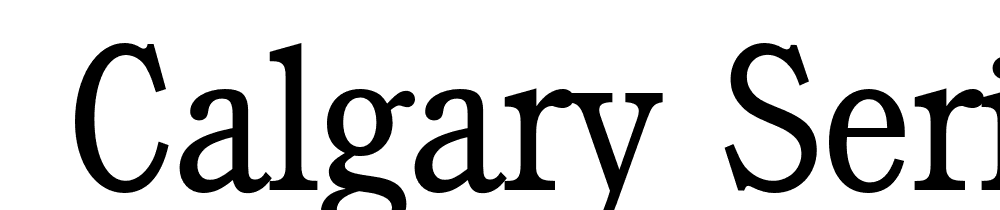  DEMO Calgary Serial Light Regular font family download free