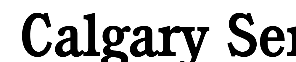  DEMO Calgary Serial Medium Regular font family download free