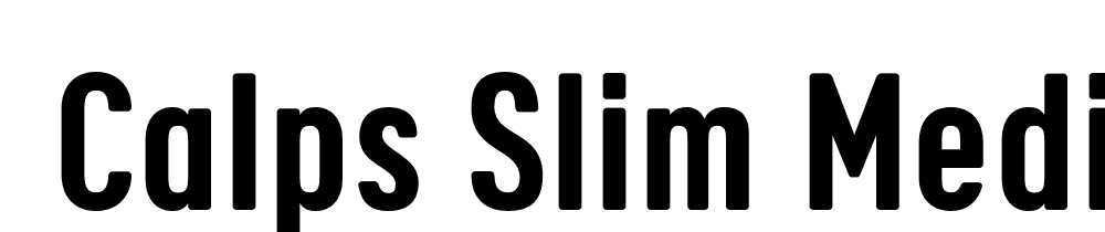  DEMO Calps Slim Medium Regular font family download free