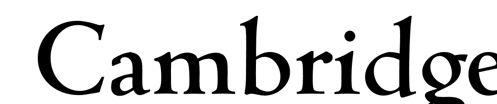  DEMO Cambridge Serial Medium Regular font family download free