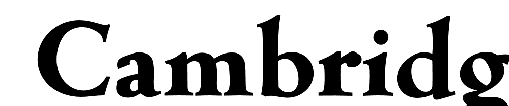  DEMO Cambridge Serial Xbold Regular font family download free