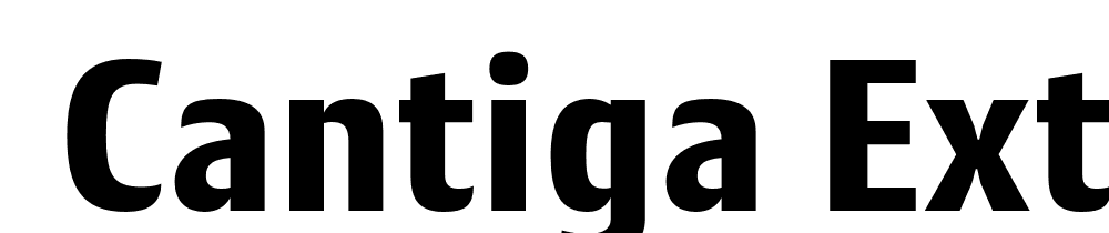  DEMO Cantiga ExtraBold Regular font family download free