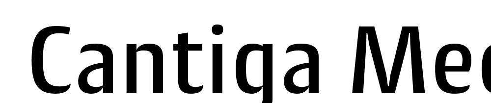  DEMO Cantiga Medium Regular font family download free