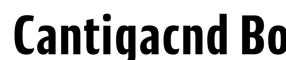  DEMO CantigaCnd Bold font family download free