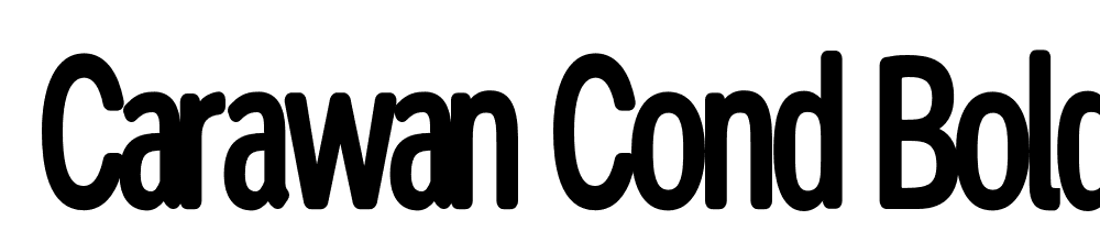  DEMO Carawan Cond Bold font family download free