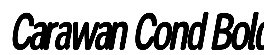  DEMO Carawan Cond Bold Italic font family download free