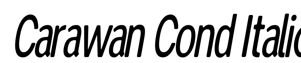  DEMO Carawan Cond Italic font family download free