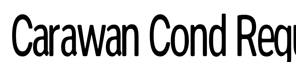  DEMO Carawan Cond Regular font family download free