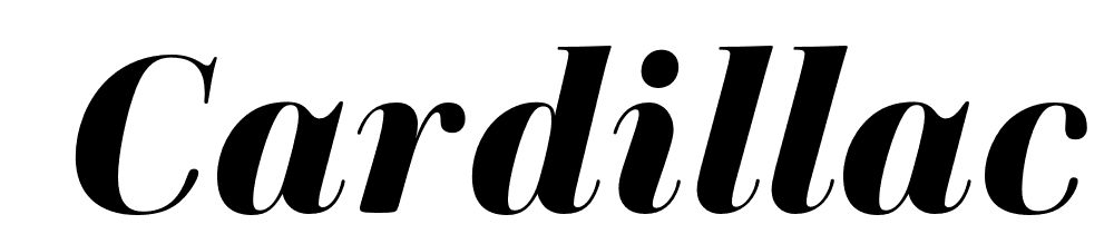  DEMO Cardillac Black Italic font family download free