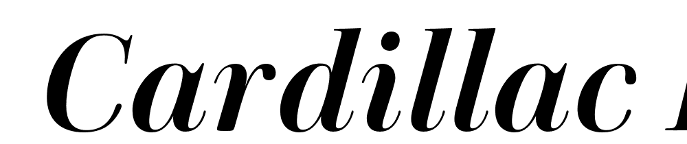  DEMO Cardillac Italic font family download free