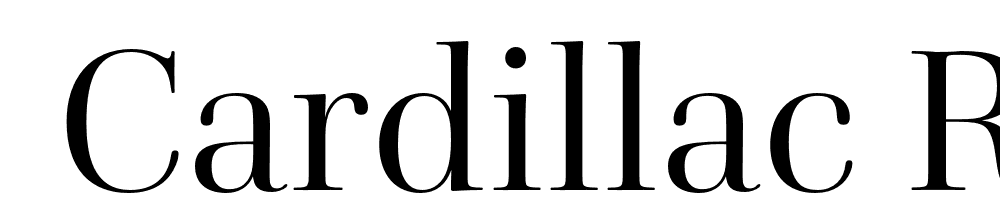  DEMO Cardillac Regular font family download free