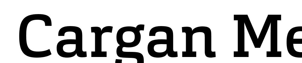  DEMO Cargan Medium Regular font family download free