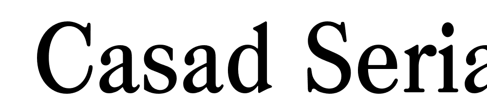  DEMO Casad Serial Medium Regular font family download free