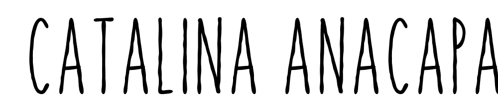  DEMO Catalina Anacapa Sans Regular font family download free