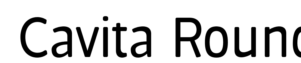  DEMO Cavita Rounded Regular font family download free