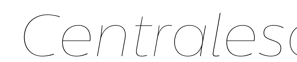  DEMO CentraleSans Hairline Hairline Italic font family download free