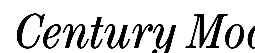  DEMO Century Modern FS Cd Italic font family download free