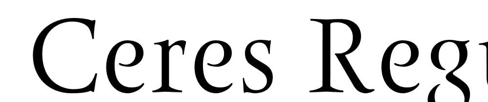  DEMO Ceres Regular font family download free