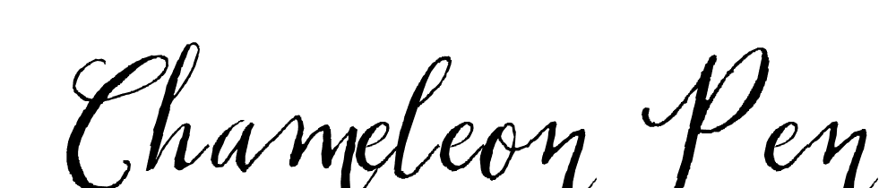  DEMO Chameleon Pen Italic font family download free