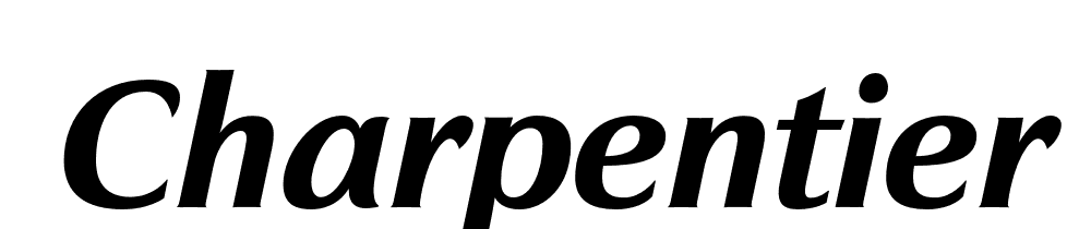  DEMO Charpentier Sans Pro 66 Demi Italique font family download free