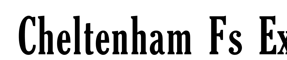  DEMO Cheltenham FS Extra Cond Regular font family download free