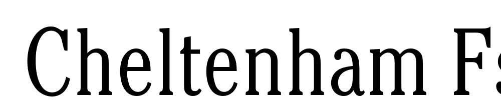  DEMO Cheltenham FS Lt Cond Regular font family download free