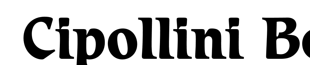  DEMO Cipollini Bold font family download free