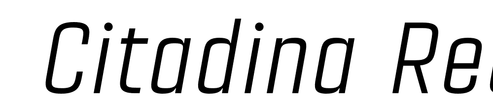  DEMO Citadina Regular Italic Regular font family download free