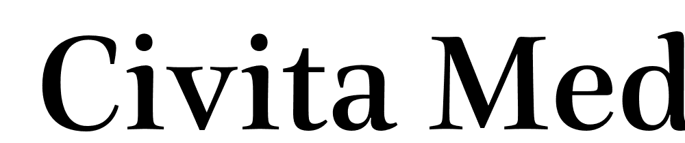  DEMO Civita Medium Regular font family download free