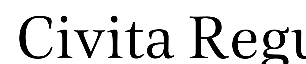  DEMO Civita Regular Regular font family download free