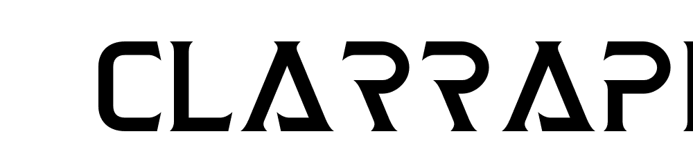  DEMO Clarraph Regular font family download free