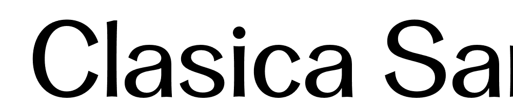  DEMO Clasica Sans Regular font family download free