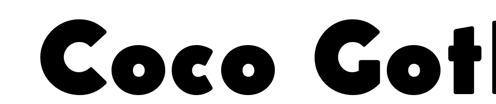  DEMO Coco Gothic Alternate ExtBlk Regular font family download free