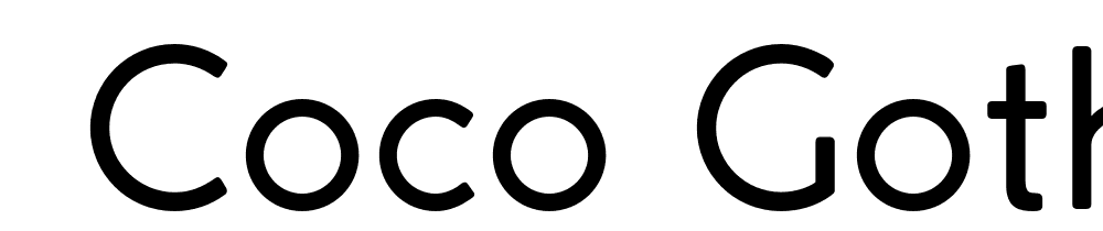  DEMO Coco Gothic Alternate Regular font family download free