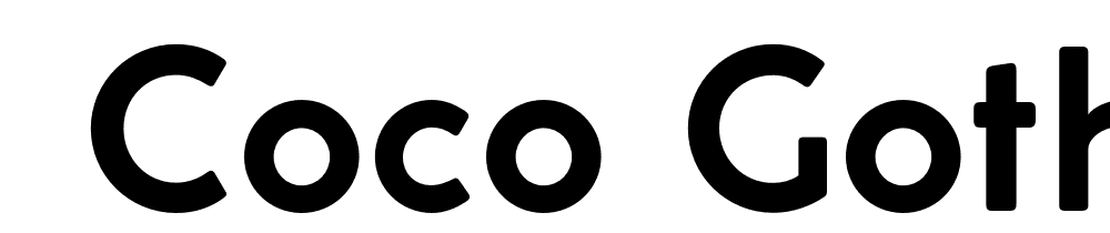  DEMO Coco Gothic Bold font family download free