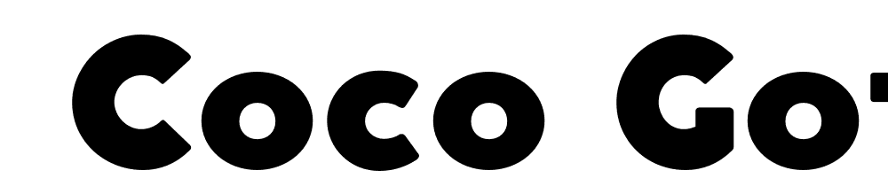  DEMO Coco Gothic Small Caps Black Bold font family download free