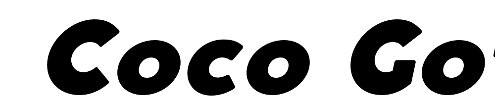  DEMO Coco Gothic Small Caps Fat Italic font family download free