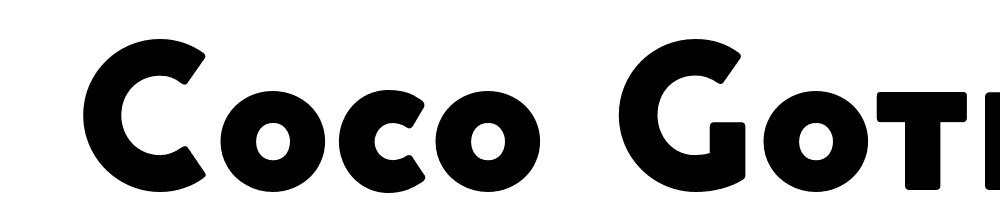  DEMO Coco Gothic Small Caps Heavy Bold font family download free