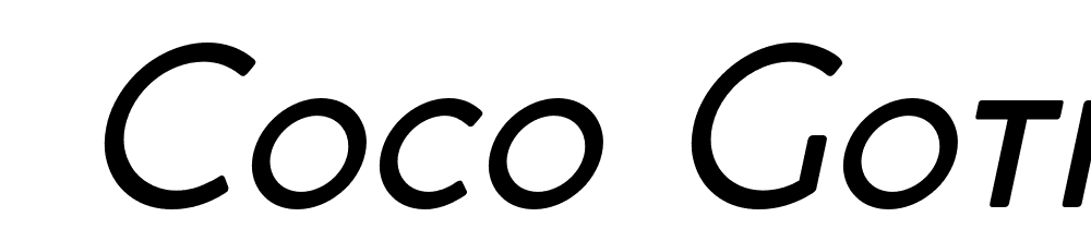  DEMO Coco Gothic Small Caps Italic font family download free